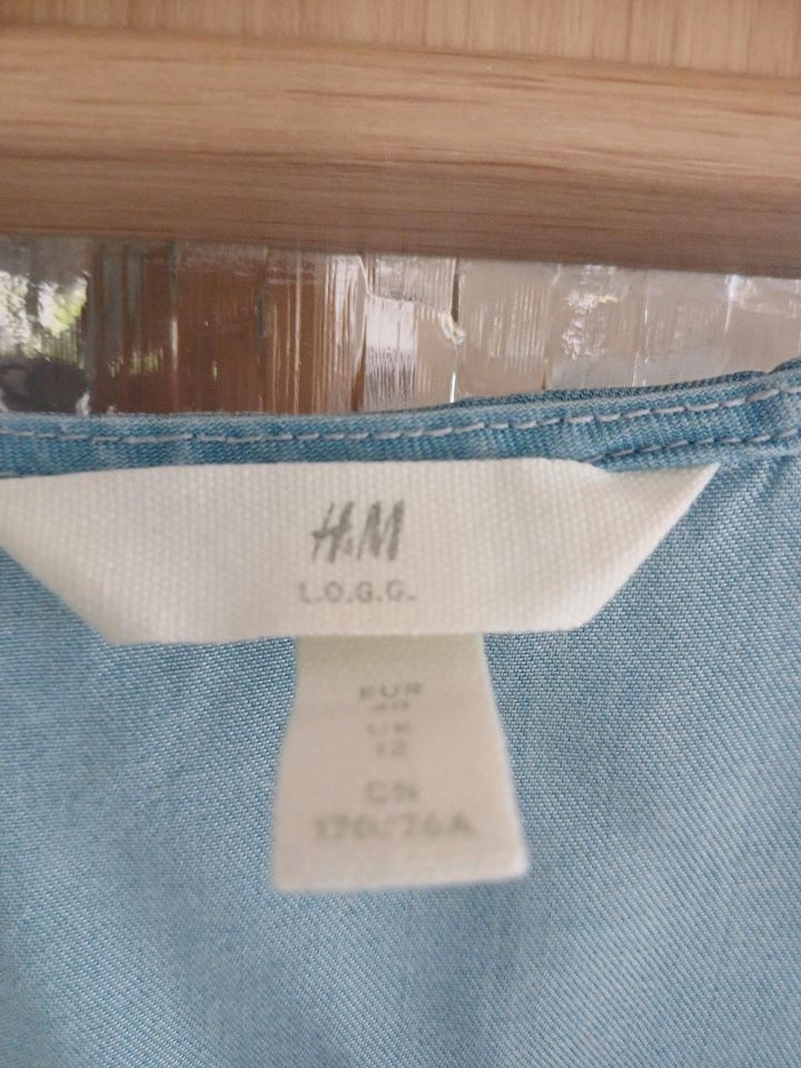 Jeansjumpsuit Gr. 40 von H&M in Waldbronn