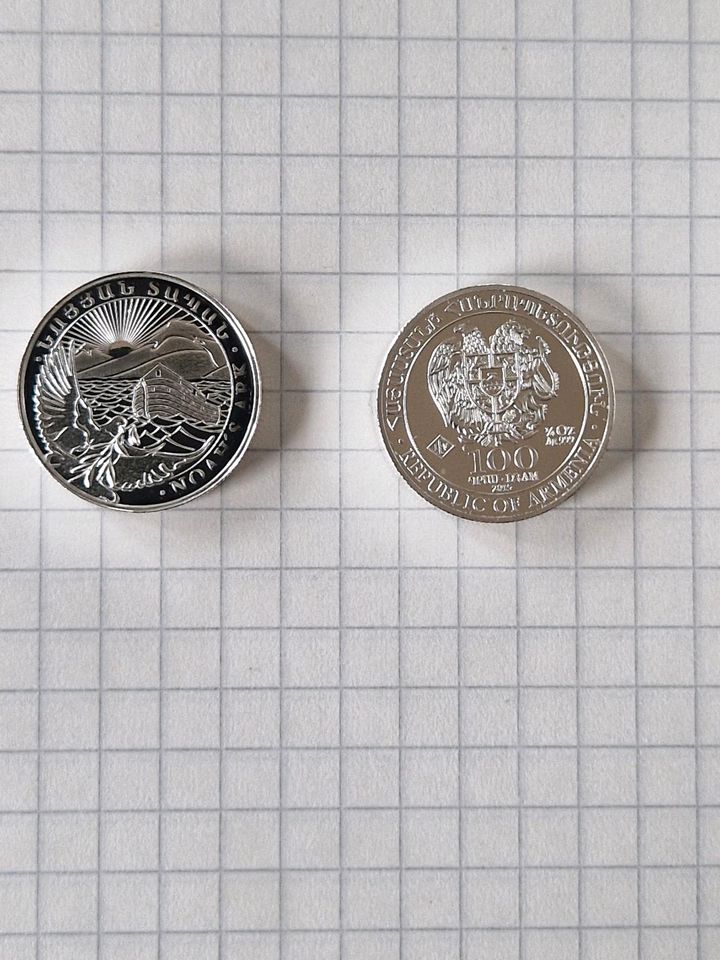 Silber Silbermünzen Armenien Arche Noah 100 Dram Silbermünze 999 in Burghaun
