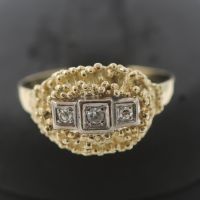 Antik Vintage Diamant Ring 585 Gold 15 Kt Gelb- Weißgold Innenstadt - Köln Altstadt Vorschau