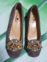 MANGO TREE Damen Pumps Ballerina/Perlen Stein. Niedersachsen - Wilhelmshaven Vorschau