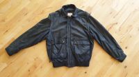 Lederjacke Bomberjacke Mc Gregor Vintage 80/90er dunkel blau XL Schleswig-Holstein - Itzstedt Vorschau