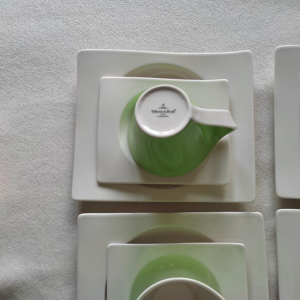 Kaffeegedeck Cappuccinogedeck VILLEROY & BOCH New Wave Grün in Sinsheim
