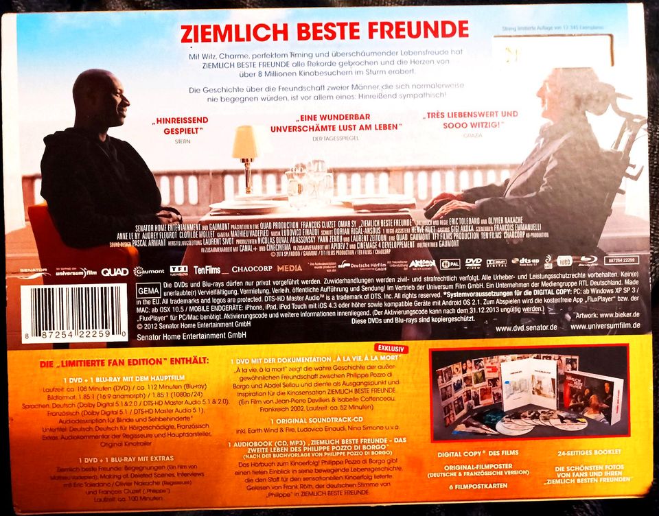 Ziemlich beste Freunde Fan Edition DVD Blu-ray Hörspiel in  Schleswig-Holstein - Felde | eBay Kleinanzeigen ist jetzt Kleinanzeigen