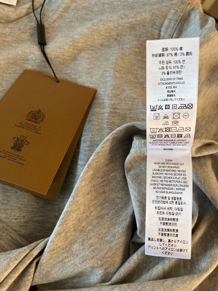 100% Original Burberry Shirt Grau, Grösse L in Röthenbach (Allgäu)