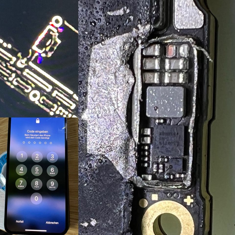 iPhone 7 ,8+ ,11 12 13 Pro XR X Xs Max defekt? Platine Logicboard in Steimel
