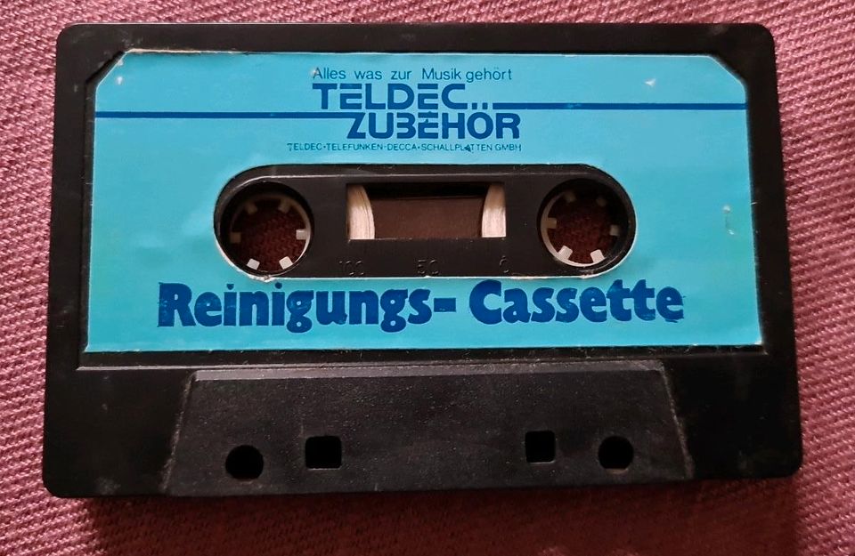 Reinigungskassette für Musikkassettenfach von Teldec in Windischeschenbach