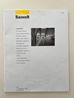 Bauwelt  Heft 47-1996. Schaustellen - Hamburger Bahnhof, Neandert Dortmund - Innenstadt-Ost Vorschau