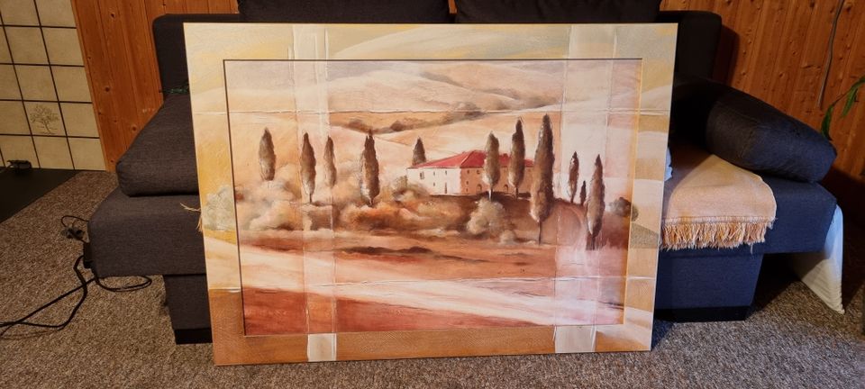 BILD LANDSCHAFT Wandbild Toscana ca. 85 x 115 mm in Lübeck