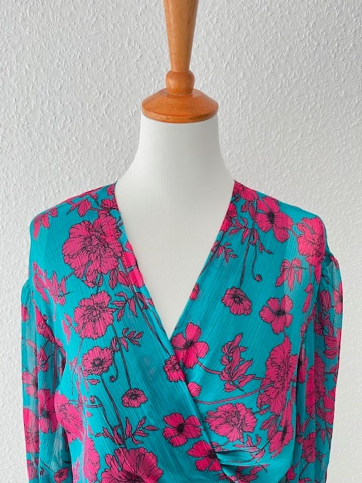 NEU! Pinko Kleid, Sommerkleid, blau/pink, Gr.XS/S, NP: 295€ in Geist