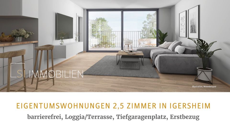Neubau & Erstbezug / 2,5 Zimmer-Etagenwohnung mit Ausblick in Igersheim