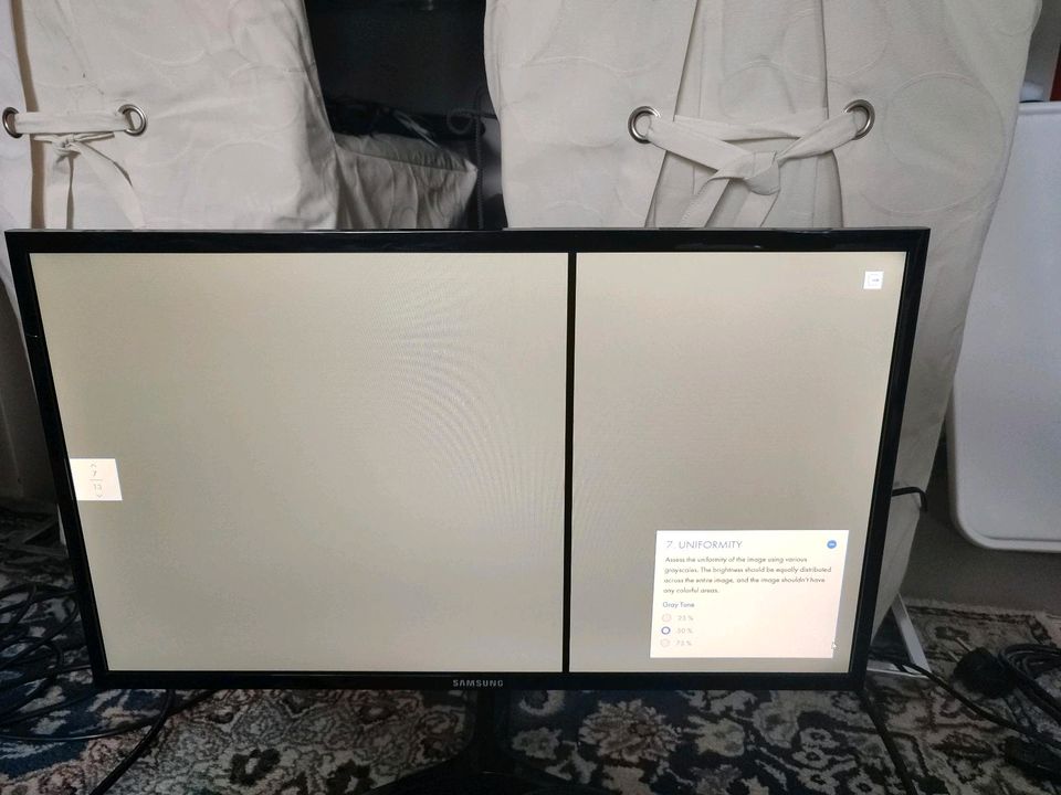 Samsung monitor 24 Zoll hdmi VGA, teildefekt in Offenbach