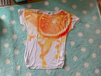 T-Shirt orange Gr. M/L lang gerafft Saarland - Tholey Vorschau