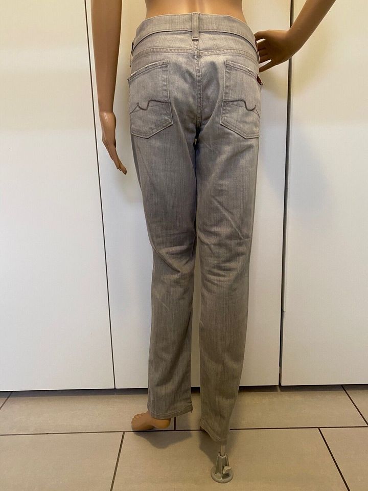 7 FOR ALL MANKIND DAMEN HOSE JEANS IN GRAU GRÖßE: 30 in Haan