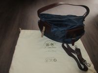 La Martina Shopper Tasche blau Nylon mit Leder top Zustand Niedersachsen - Barsinghausen Vorschau