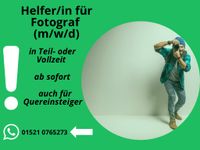 Helfer/in für Fotograf gesucht (m/w/d) Berlin - Reinickendorf Vorschau