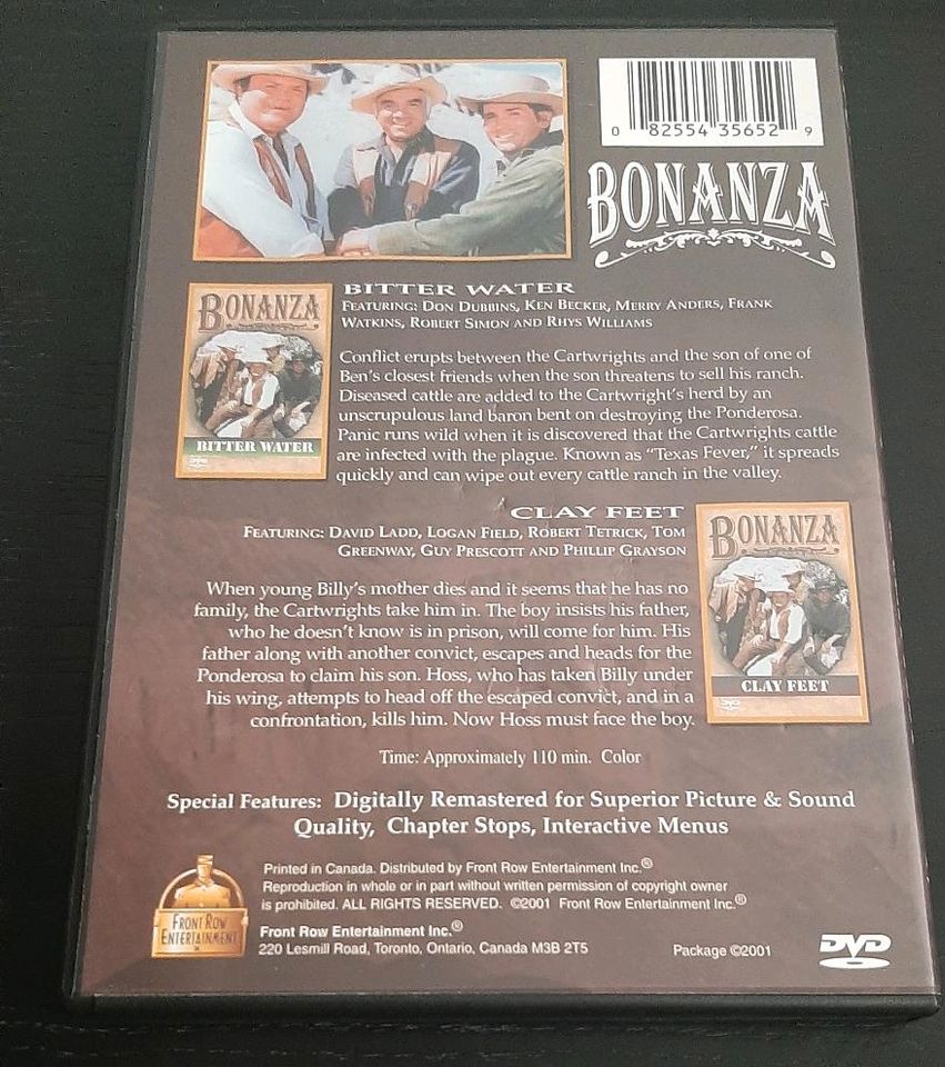 bonanza dvd 1959 the stranger avenger rar selten film in Ustersbach