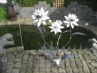 Metallblume mit 3 Blüten Niedersachsen - Papenburg Vorschau