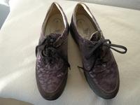 Waldläufer Damen Halbschuhe/Sneaker Leder grau Weite H 6/39 Nordrhein-Westfalen - Herten Vorschau