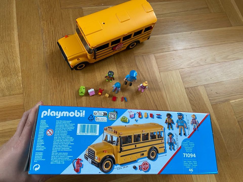 Playmobil 71094 City Life US Schulbus selten rar vollständig in Leipzig