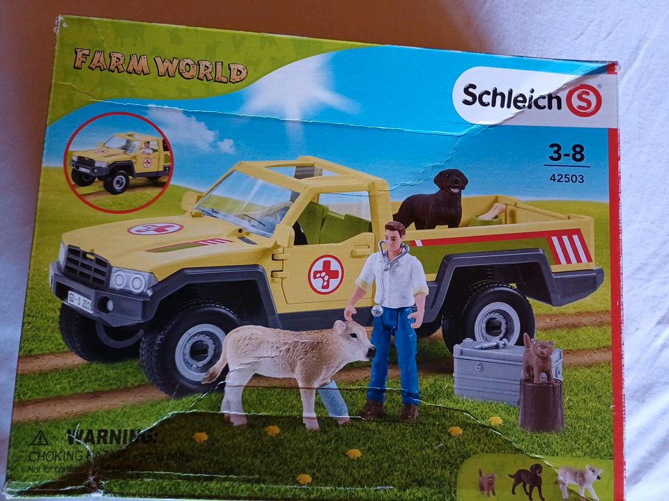 Schleich Farm World Tierarzt Bauernhof OVP 42503 in Hohenstein