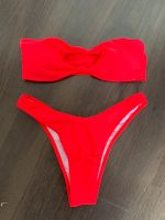 Shein Bikini Neu S Bandeau Pink Rot Neon Bademode Höschen Bremen - Neustadt Vorschau