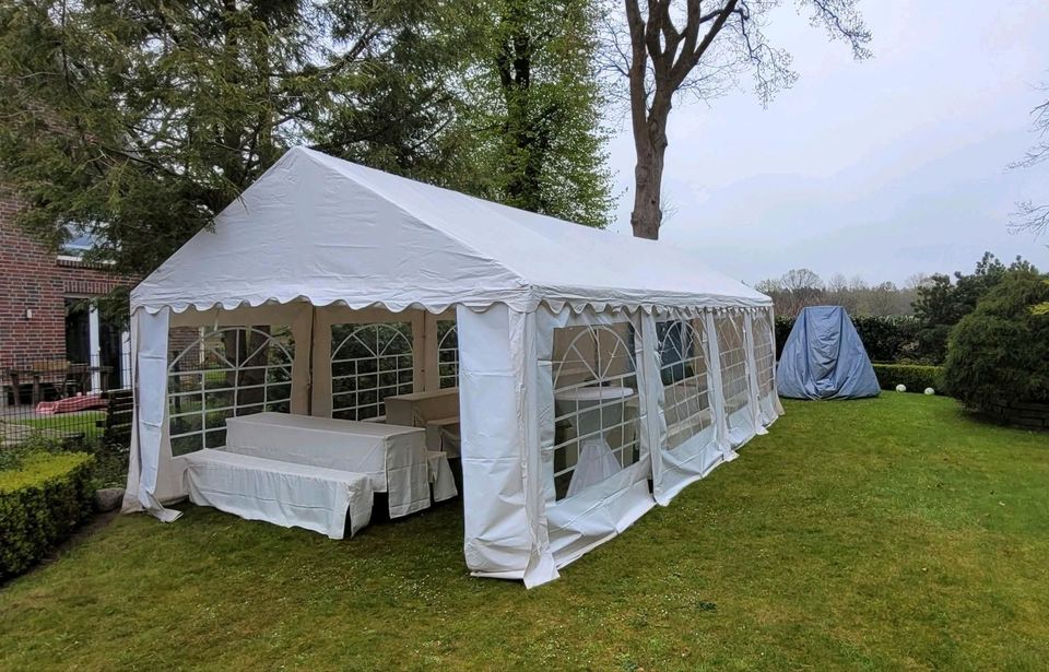 Pavillon Partyzelt Zelt 8 x 4 & 6 x 4 Meter leihen mieten in Ahrensfelde