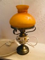 Messing Tischlampe mit Glasschirm - Retro Baden-Württemberg - Karlsdorf-Neuthard Vorschau