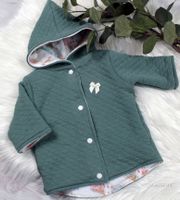 Handmade Babyjacke Mädchen Feder gold Gr.56 B-Ware Nordrhein-Westfalen - Wesel Vorschau