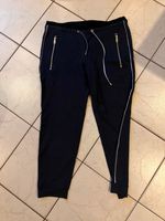 Tom Tailor Damen Hose Joggpants Gr. 42 blau mit Muster Niedersachsen - Klein Berßen Vorschau