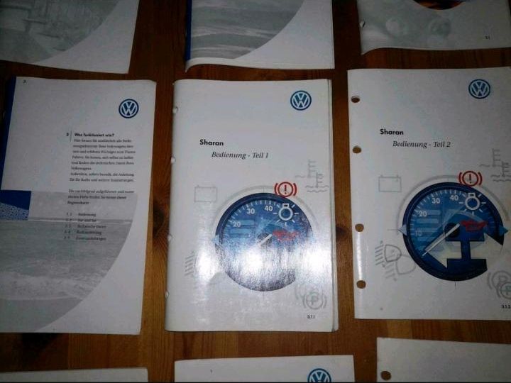VW Sharan Boardbuch Boardmappe inkl. Radioanlage Kurzanleitung in Hamburg