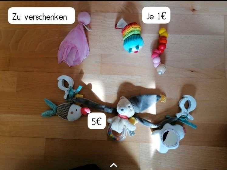 Spielzeug Bücher Spiele Kind Baby Soundbücher Kinderwagenkette in Röthenbach