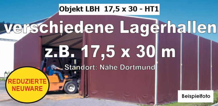 Lagerhallen z.B. 17,5x30m NEUWARE in Saale-Holzland-Kreis