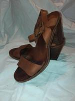 Bequeme High-Heel Sandalen Ash Leder Braun 39 Berlin - Steglitz Vorschau