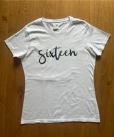 T-Shirt für Damen Mädchen weiß Gr. M, „ Sixteen“, neu, ungetragen Baden-Württemberg - Steinheim an der Murr Vorschau