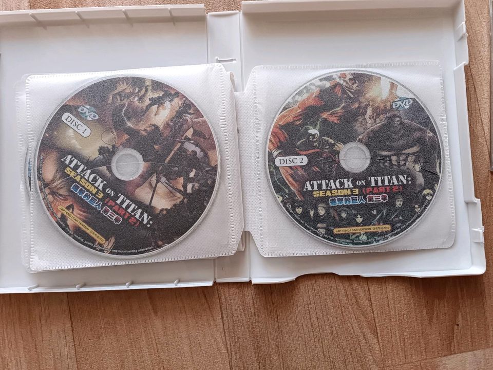 Attack on Titan Anime Dvd Season 1-3 & OVA plus Soundtrack in Hagen