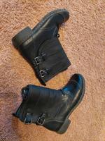 Hush Puppies Stiefeletten schwarz 38 Hessen - Niddatal Vorschau