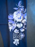 Leggings - dunkelblau mit Blumen - Gr. 152 - von H&M Rostock - Stadtmitte Vorschau