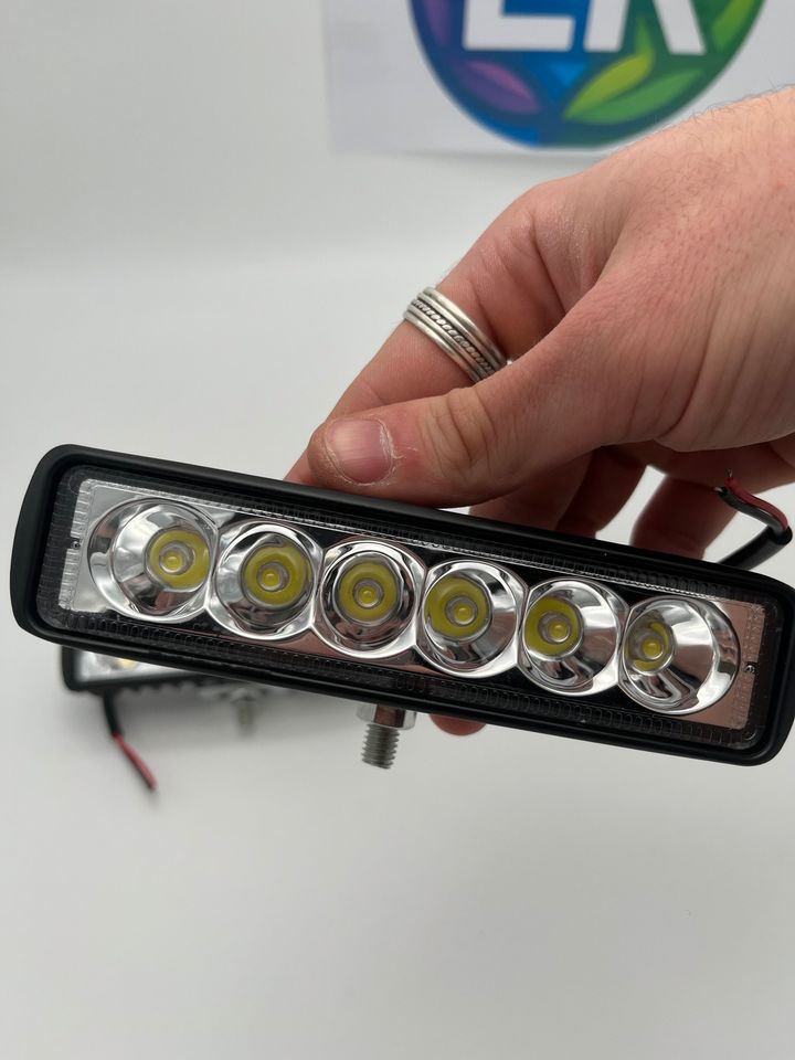 2 LED Arbeitsscheinwerfer 18W Rückfahrscheinwerfer Scheinwerfer