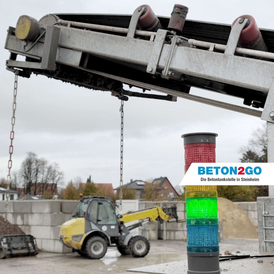 Firmenführung Besichtigung Beton2Go Betontankstelle in Steinheim