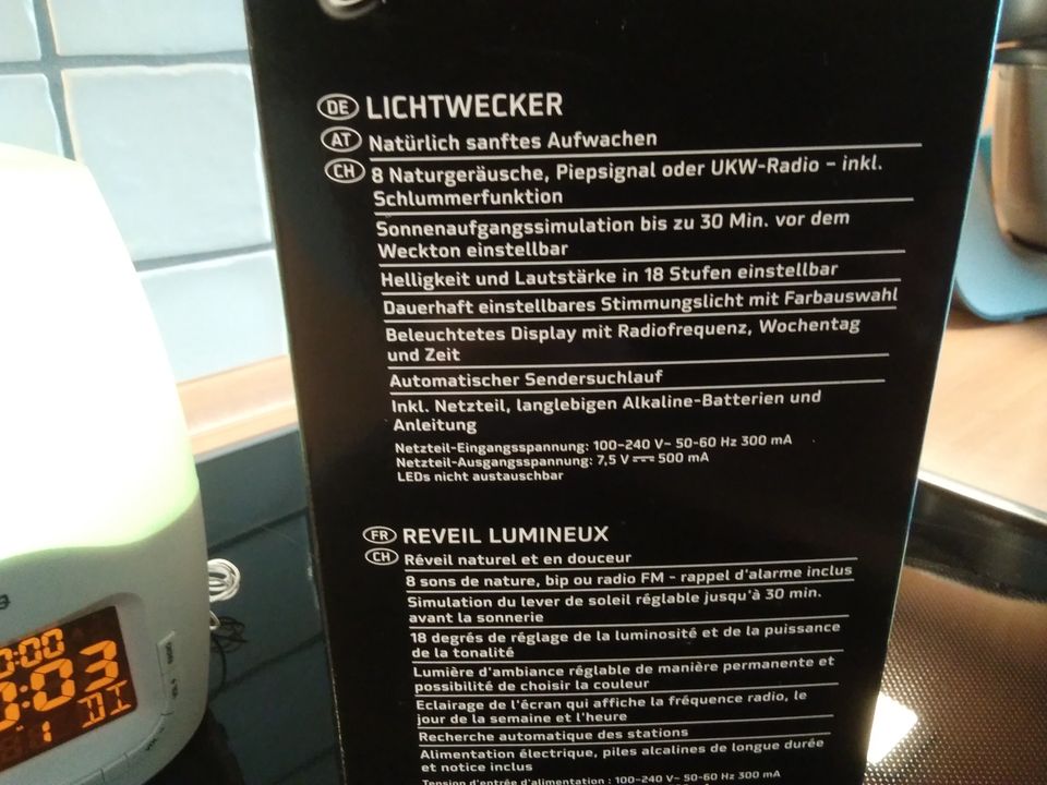 Lichtwecker nie benutzt in Georgsmarienhütte