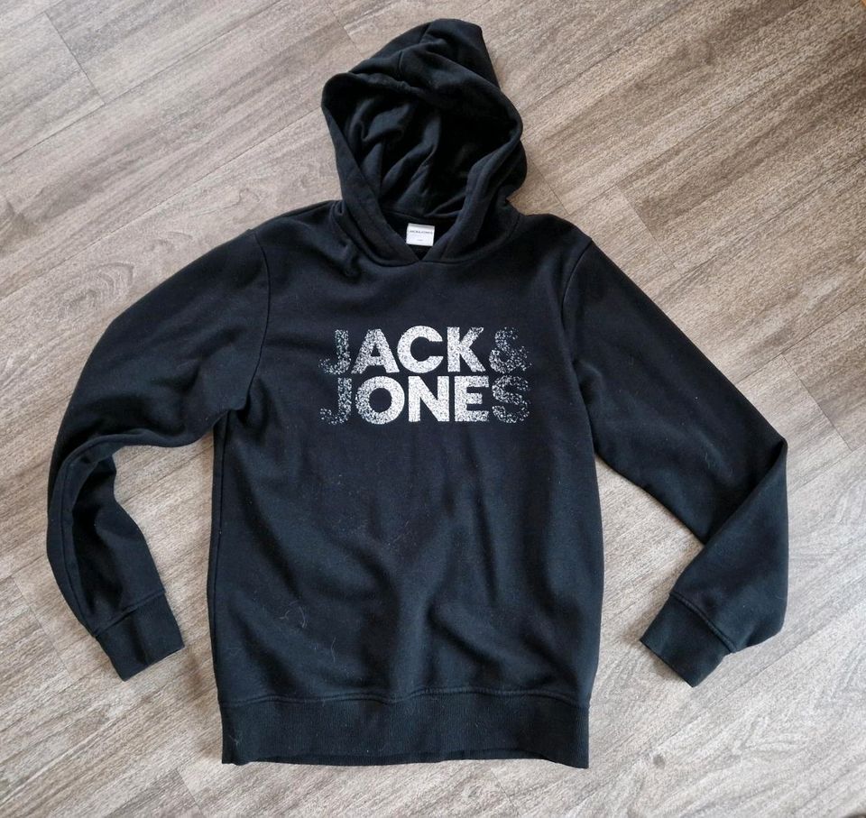 ❤️ Jack&Jones Kapuzenpullover Gr. L 188 schwarz Sweatshirt Pulli in Lippstadt