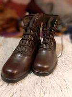 ♡ Schnürstiefel Leder braun gut erhalten Gr. 36/3,5 ♡ Köln - Weiß Vorschau