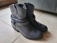 Stiefel Halbstiefel 40 grau anthrazit gefüttert Herbst Damen Hamburg - Bergedorf Vorschau