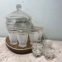 Set Bowle Trinkgläser Schnapsgläser 50er Jahre vintage Glas alt Nürnberg (Mittelfr) - Mitte Vorschau