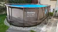 Bestway Pool oval 427x250x100 nur Gestell und NEUES Zubehör Brandenburg - Gorden-Staupitz Vorschau