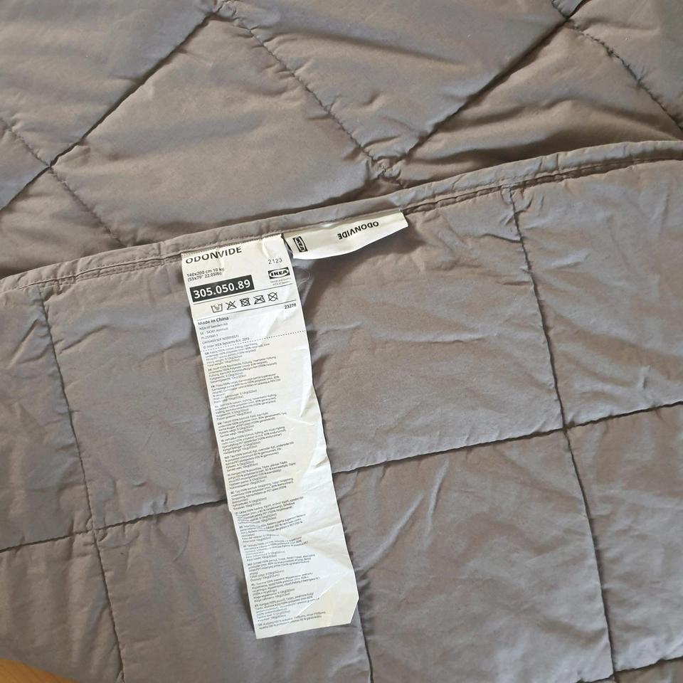 IKEA Gewichtsdecke ODONVIDE 140x200 10kg Schlaf Therapiedecke in Hamburg