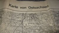 Landkarte Ostsachsen 85 Jahre alt Sachsen - Burgstädt Vorschau