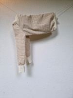 104 Wolle Seide Shirt Langarmshirt Ringel Sand creme Dortmund - Innenstadt-West Vorschau