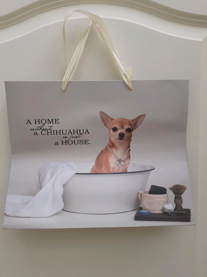❤ Chihuahua Geschenktasche u. Plüschtier  NEU ❤ in Eschede
