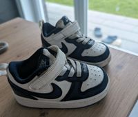 Nike, Kinderschuhe, 22, weiß, dunkelblau, neuwertig Nordrhein-Westfalen - Laer Vorschau